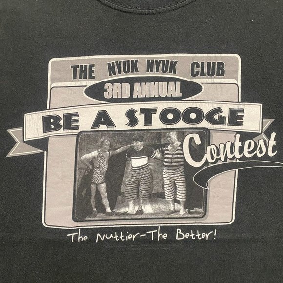 Vintage Y2K Three Stooges Baggy Essential Funny Movie Tank - Picture 3 of 5